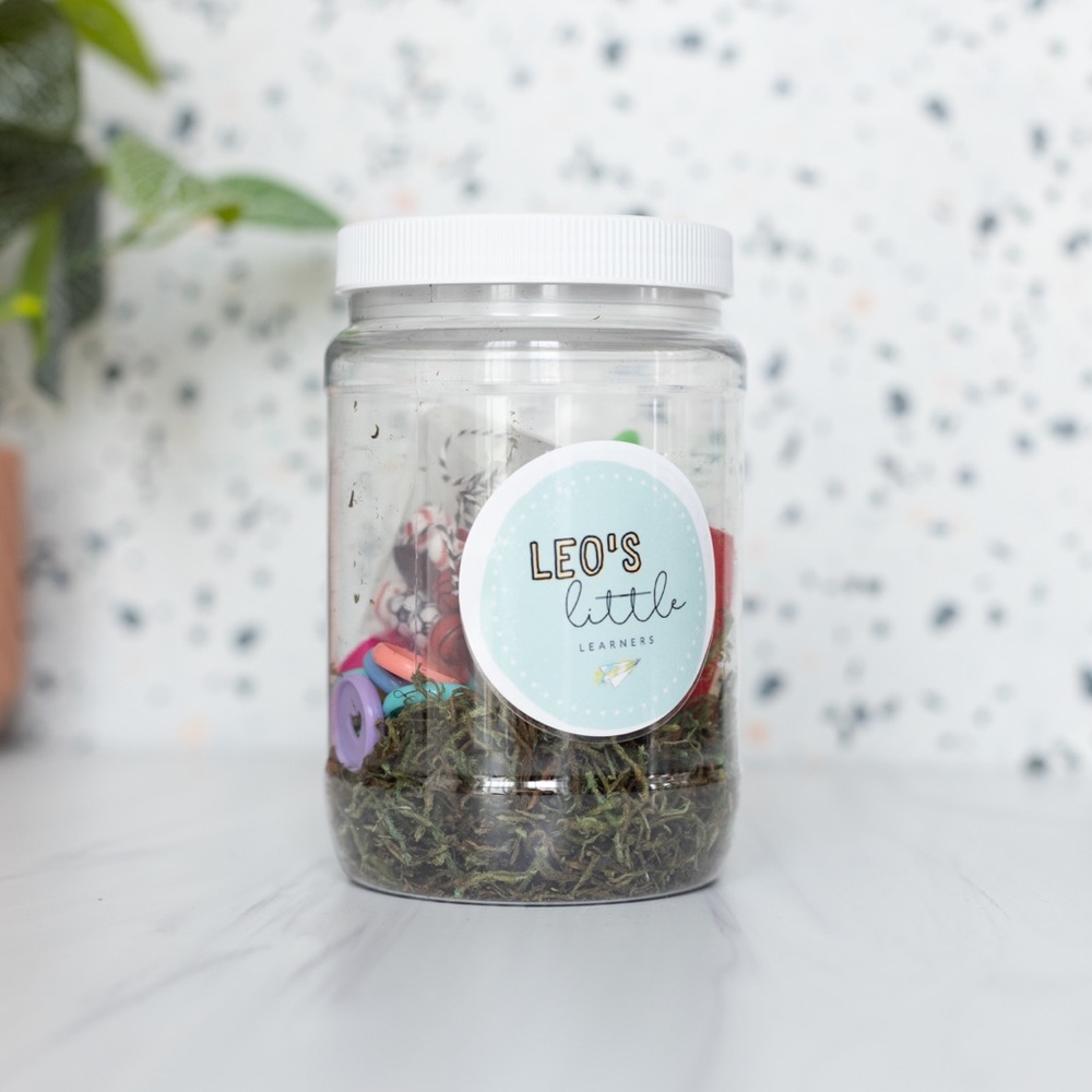 Bubbles, Buttons, & Balls Sensory Jar
